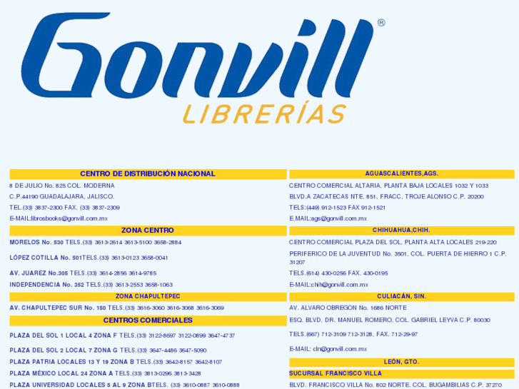 www.gonvill.com.mx