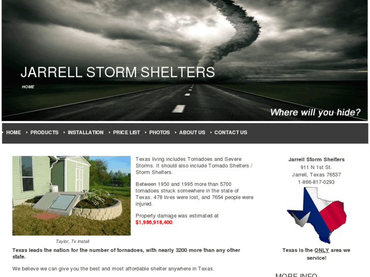 www.jarrellstormshelters.com