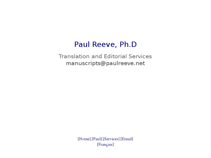 www.paulreeve.net
