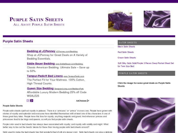 www.purplesatinsheets.net