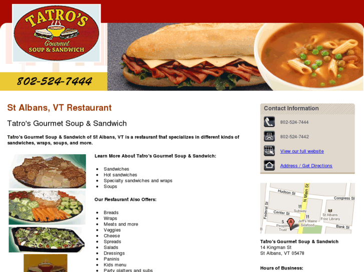 www.tatrosgourmetsoupandsandwich.com