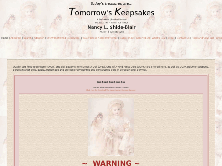 www.tomorrowskeepsakes.com