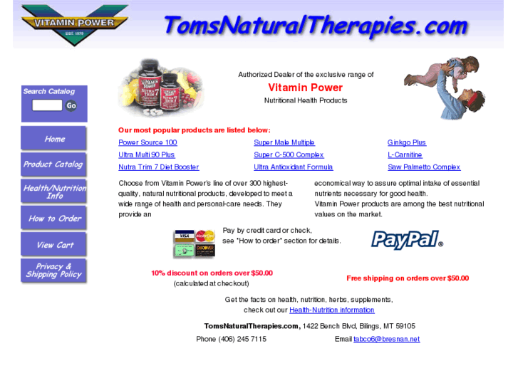 www.tomsnaturalvitamins.com