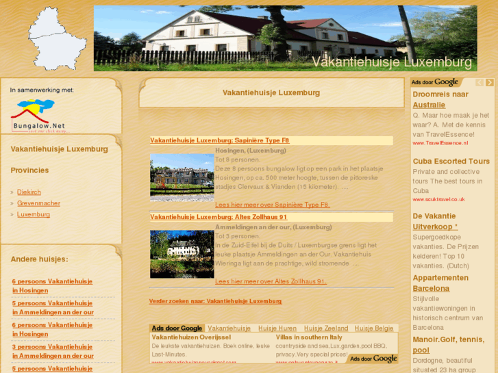 www.vakantiehuisjeluxemburg.eu