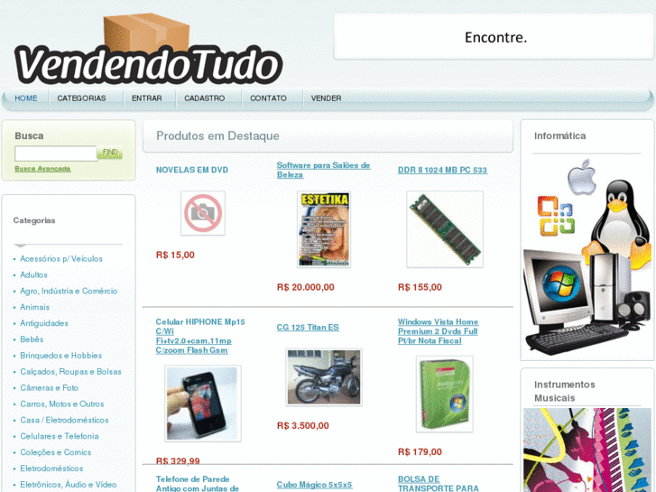 www.vendendotudo.com