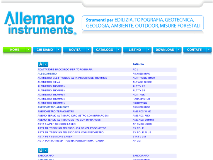 www.allemanoinstruments.com