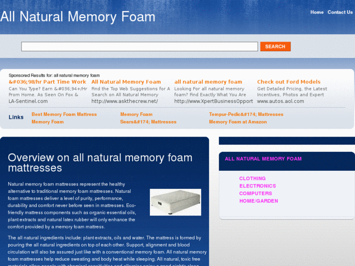 www.allnaturalmemoryfoam.com