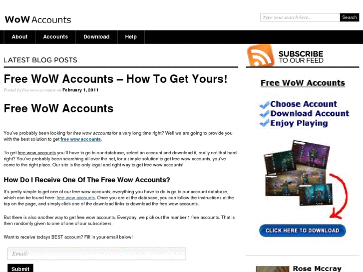 www.freewowaccounts.net