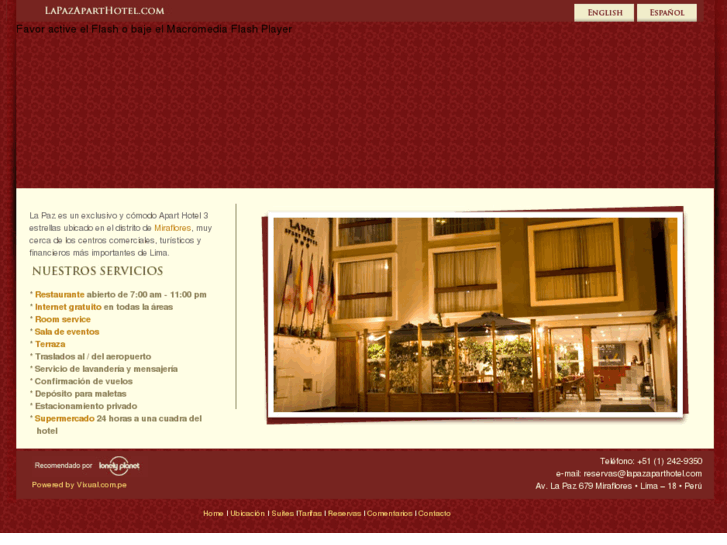 www.lapazaparthotel.com