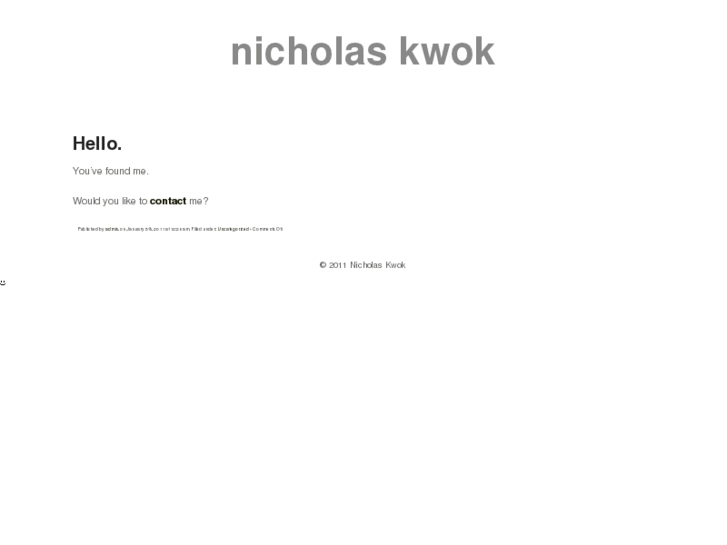 www.nicholaskwok.net