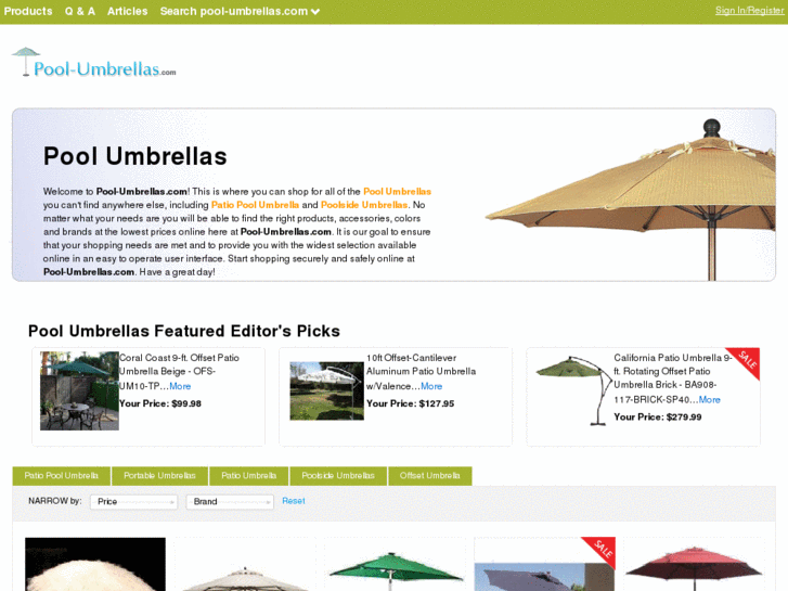 www.pool-umbrellas.com