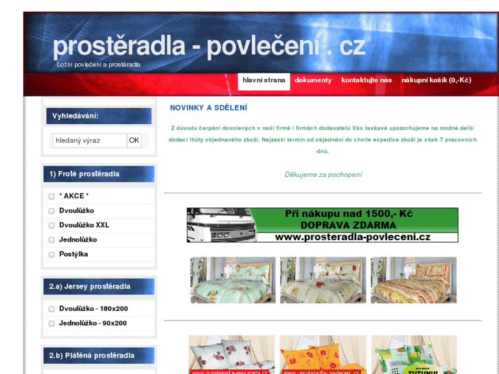 www.prosteradla-povleceni.cz