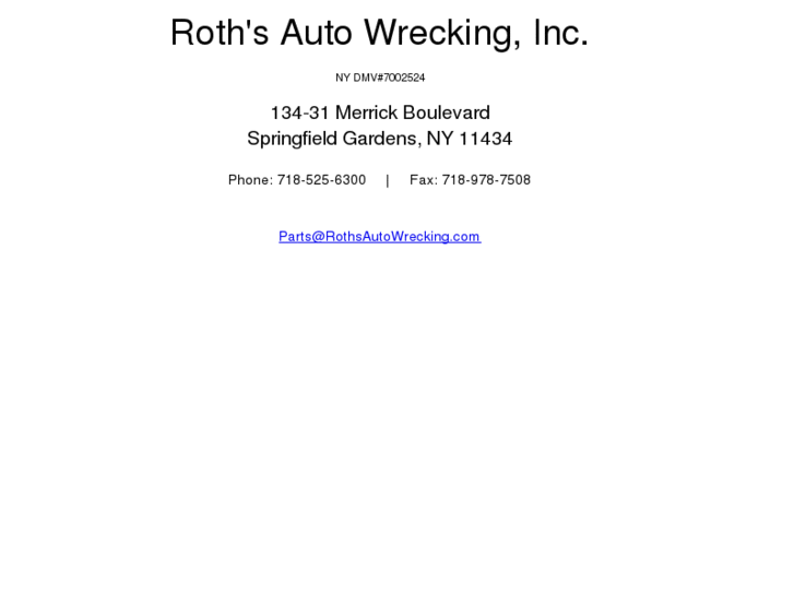 www.rothsautowrecking.com