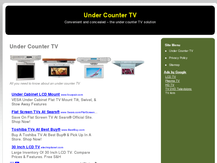 www.undercounter-tv.com