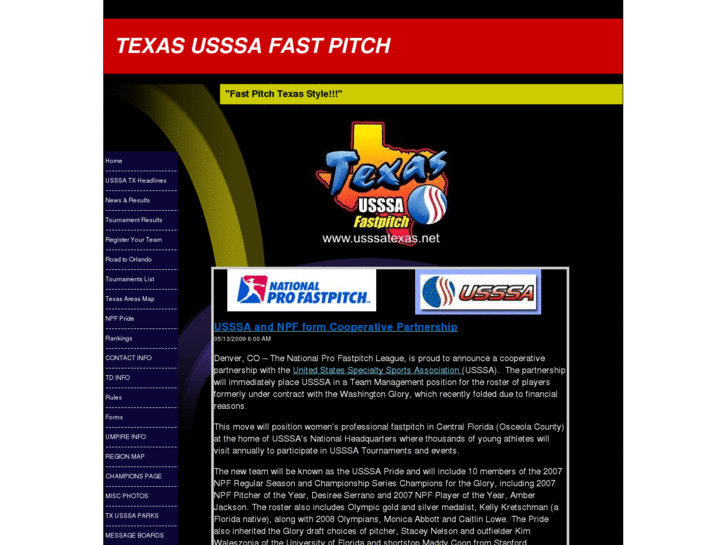 www.usssafastpitch.net