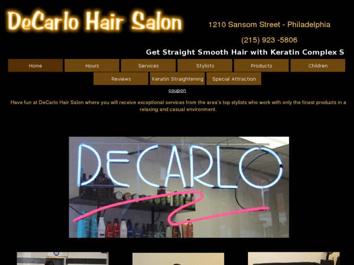 www.decarlohairsalon.com