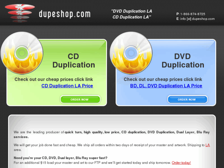 www.dvdduplicationla.com