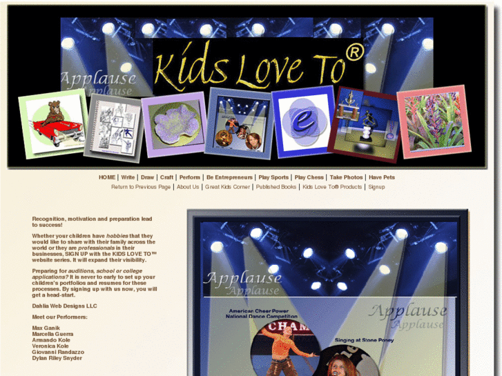 www.kidslovetoperform.com