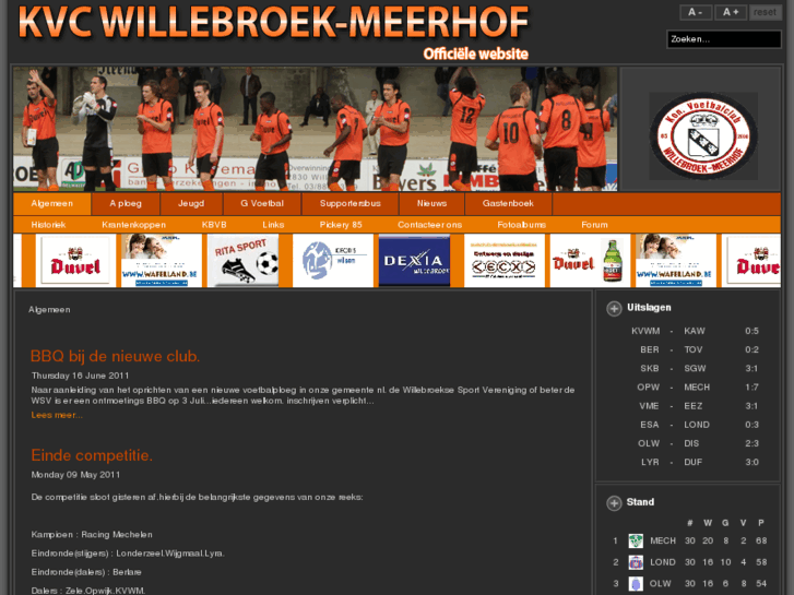 www.kvcwillebroek-meerhof.be