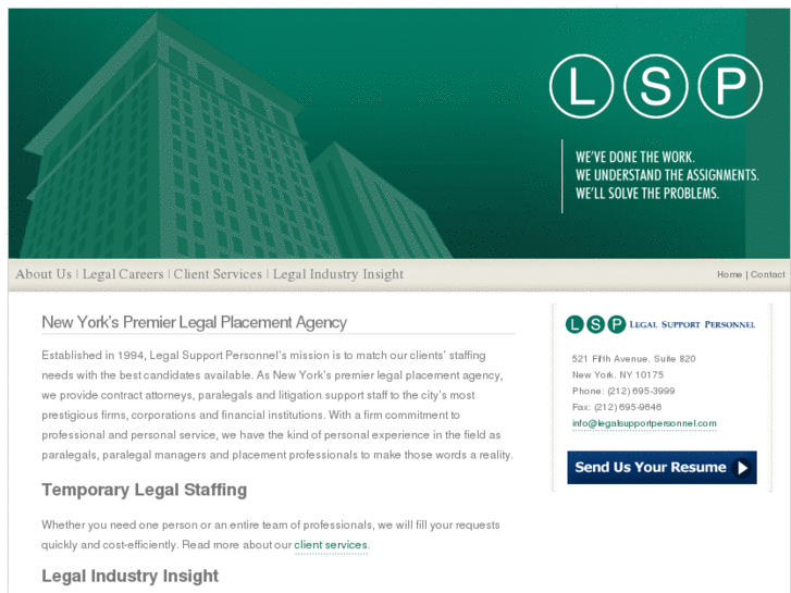 www.legalsupportpersonnel.com