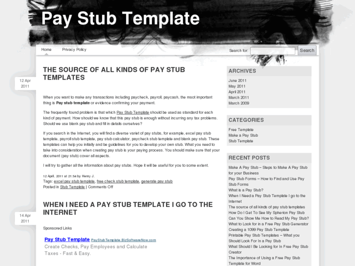 www.paystubtemplate.net