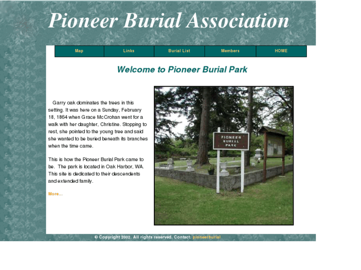 www.pioneerburial.org