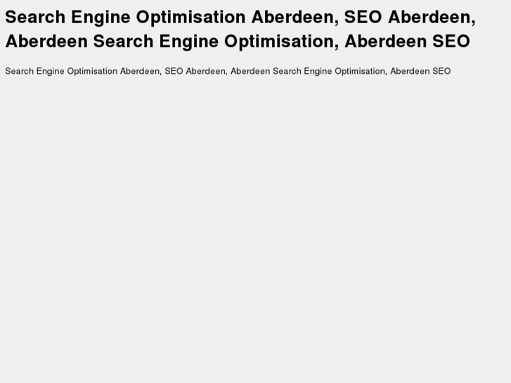 www.searchengineoptimisationaberdeen.com