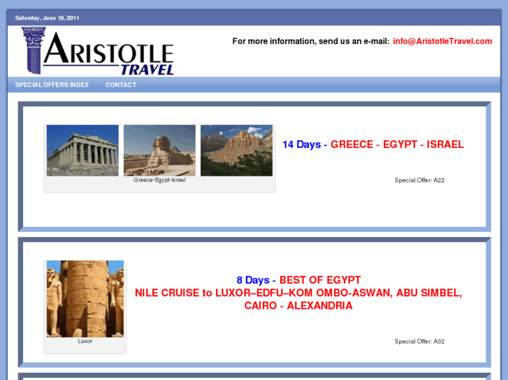 www.aristotletravelspecialoffers.com