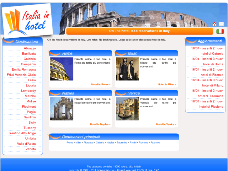 www.italiainhotel.com