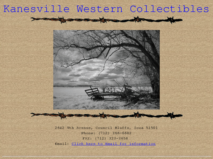 www.kanesvillewesterncollectibles.com