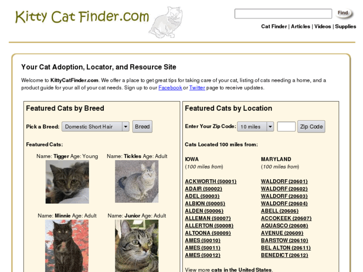 www.kittycatfinder.com