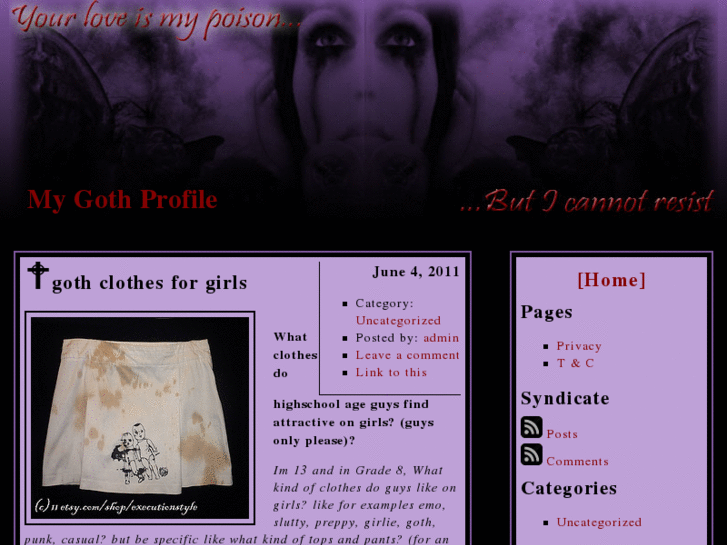 www.mygothprofile.com