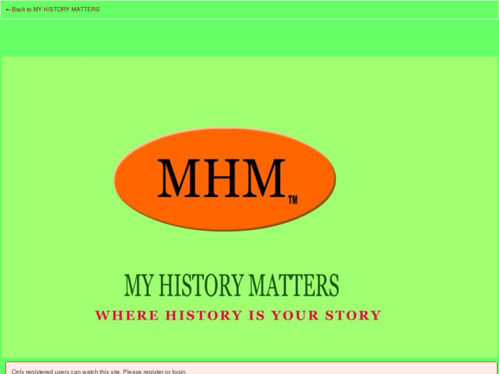 www.myhistorymatters.com