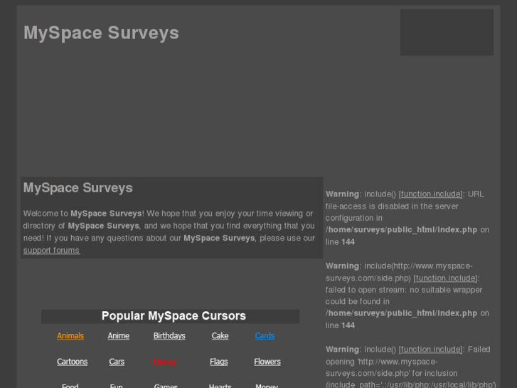 www.myspace-surveys.com