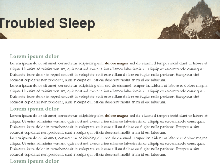 www.troubled-sleep.com