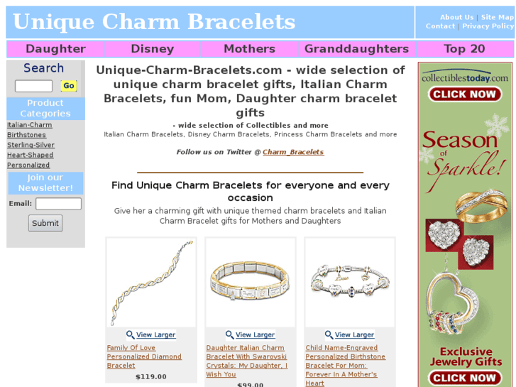 www.unique-charm-bracelets.com