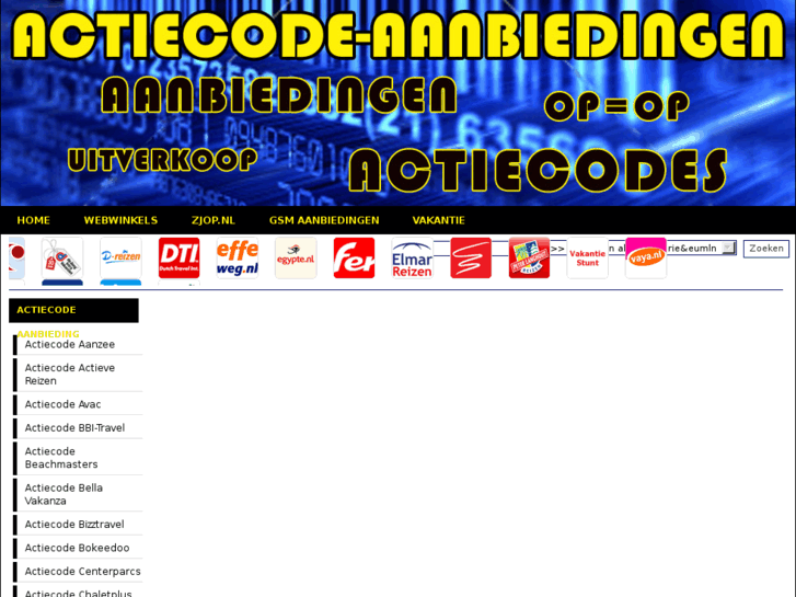 www.actiecode-aanbiedingen.nl