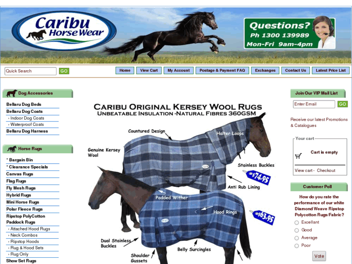 www.caribuhorsewear.com