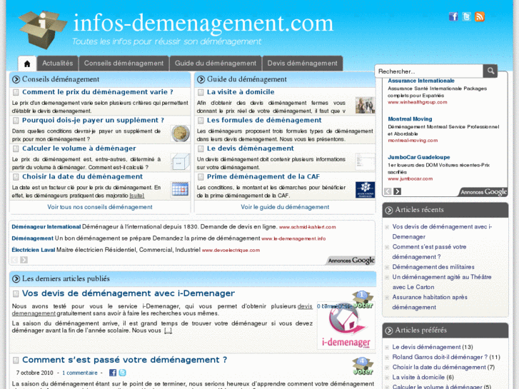 www.infos-demenagement.com