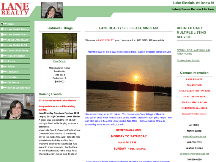 www.lake-sinclair.com