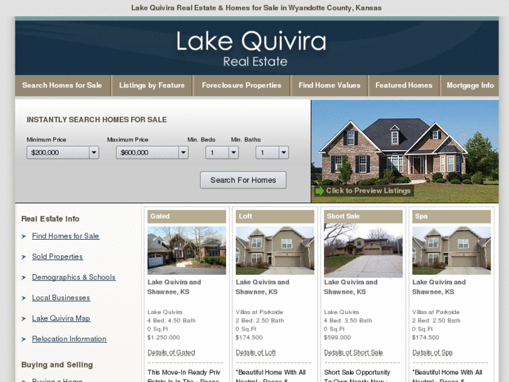 www.lakequivirahomesforsale.com