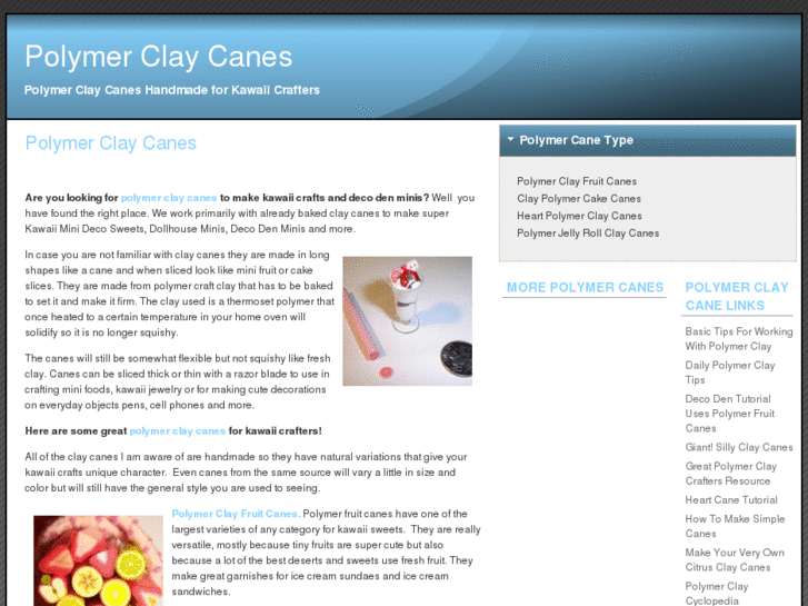 www.polymerclaycanes.org