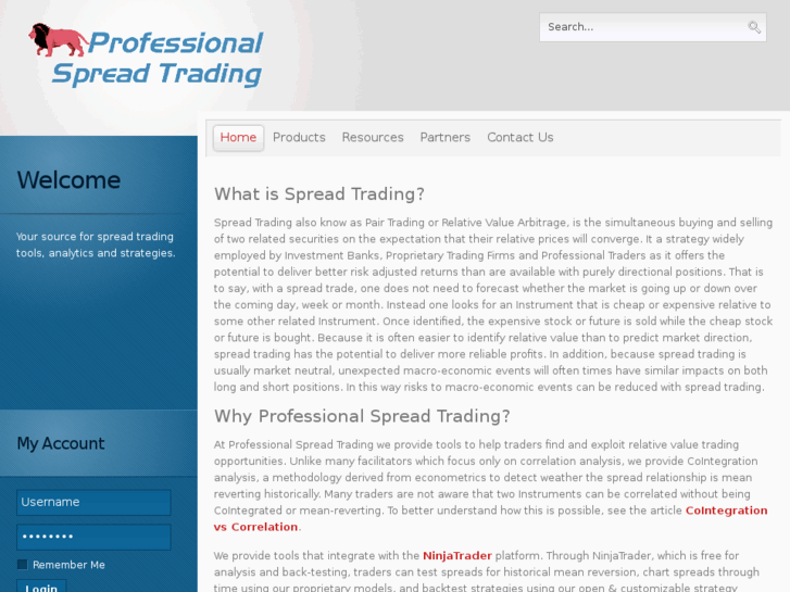 www.professionalspreadtrading.com