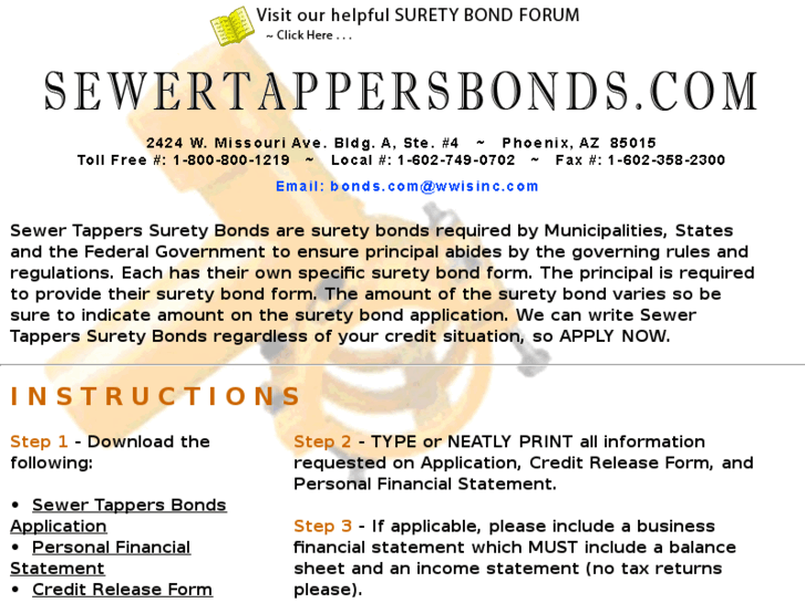 www.sewertappersbonds.com