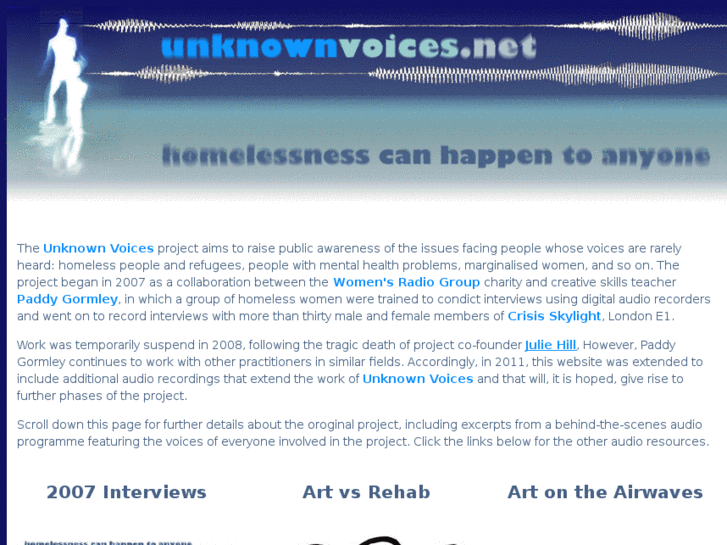 www.unknownvoices.net