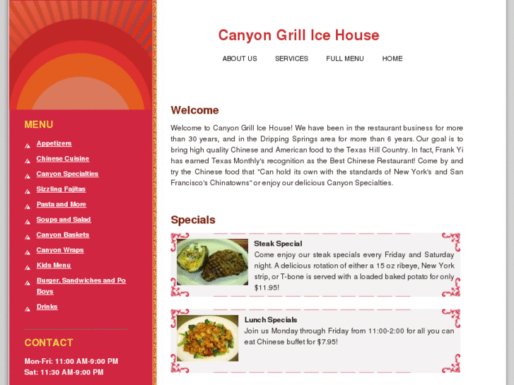 www.canyongrillicehouse.com