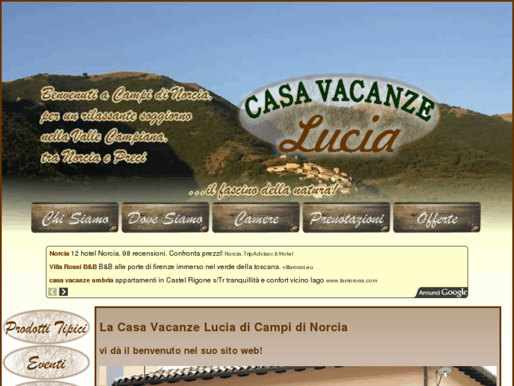 www.casavacanzelucia.it