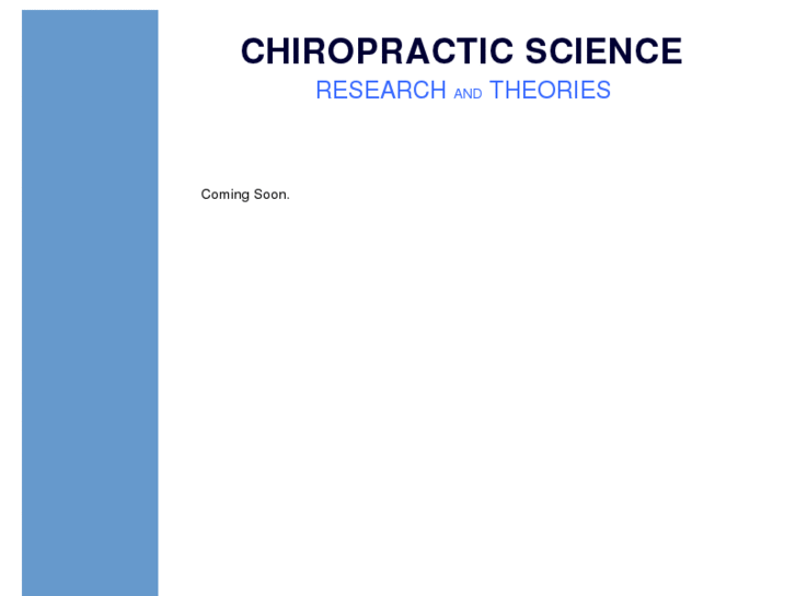 www.chiropracticscience.com