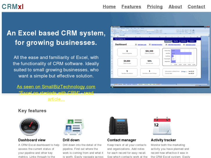 www.crm-on-excel.com