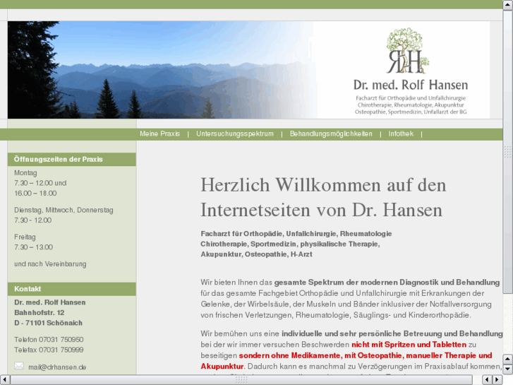 www.drhansen.de